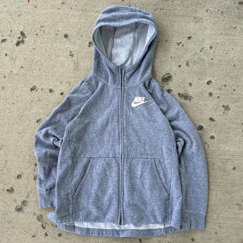 Y2K Womens Nike Zip Up Hoodie SZ L